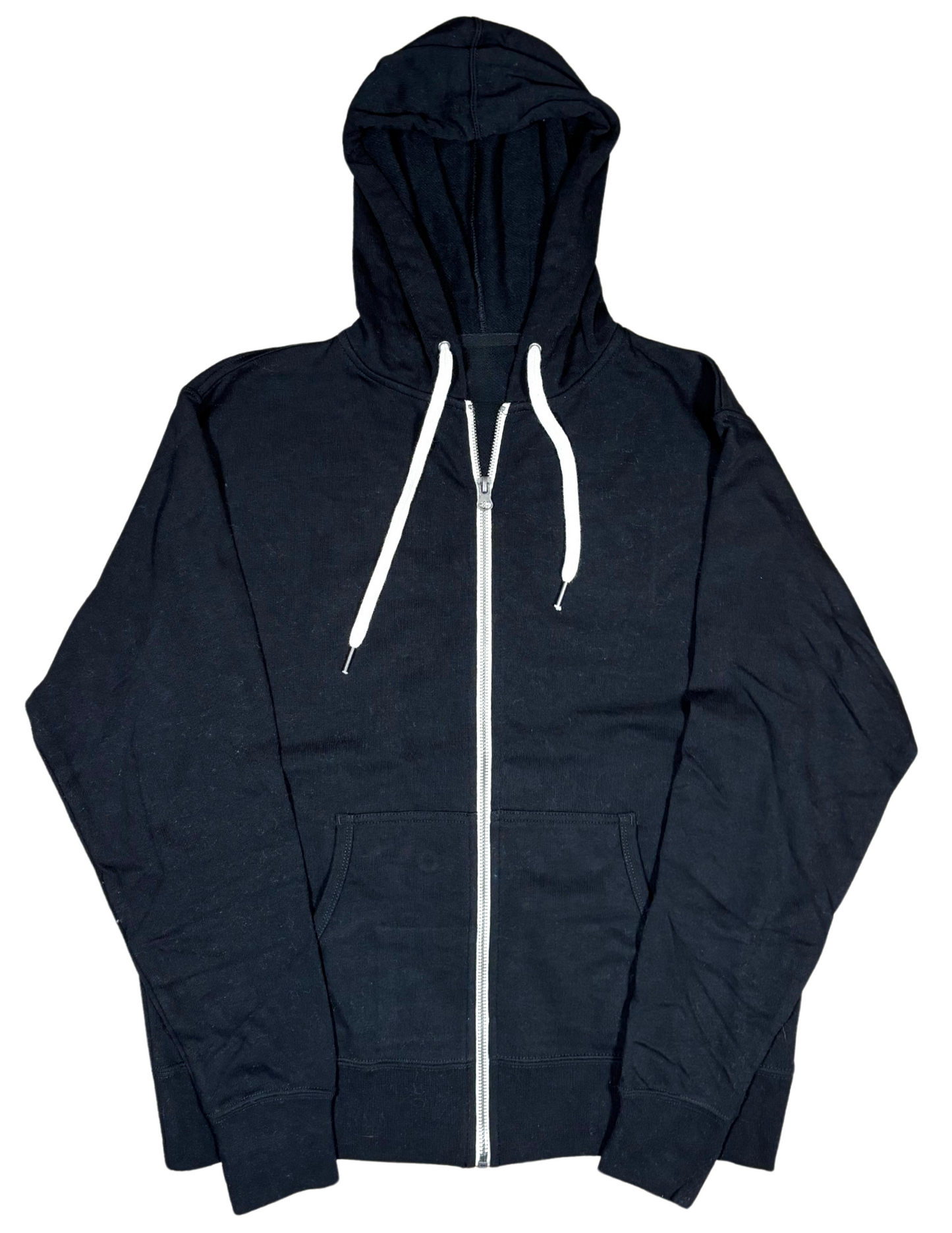 Heathered French Terry Full-Zip Hooded Sweatshirt