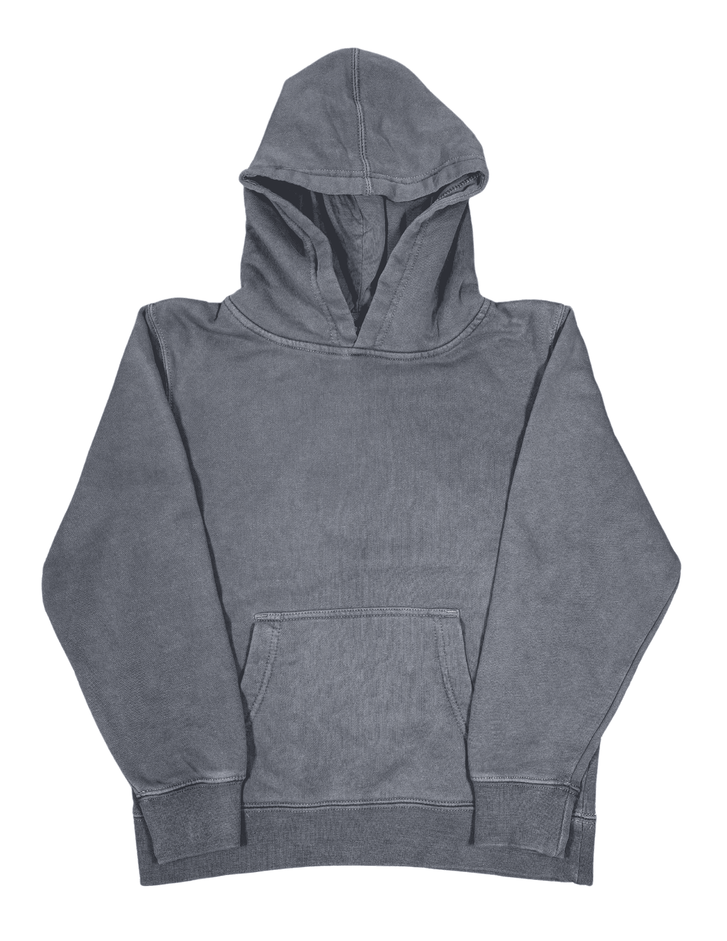 Youth Black Midweight Pigment Dyed Hoodie