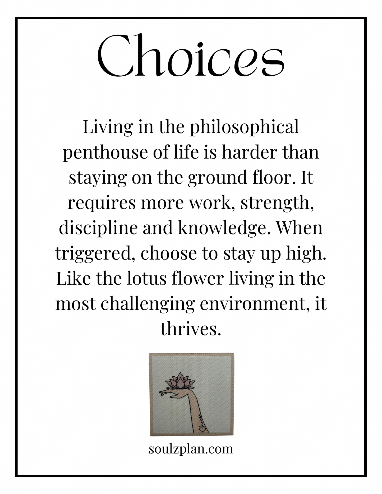 Choices Patch