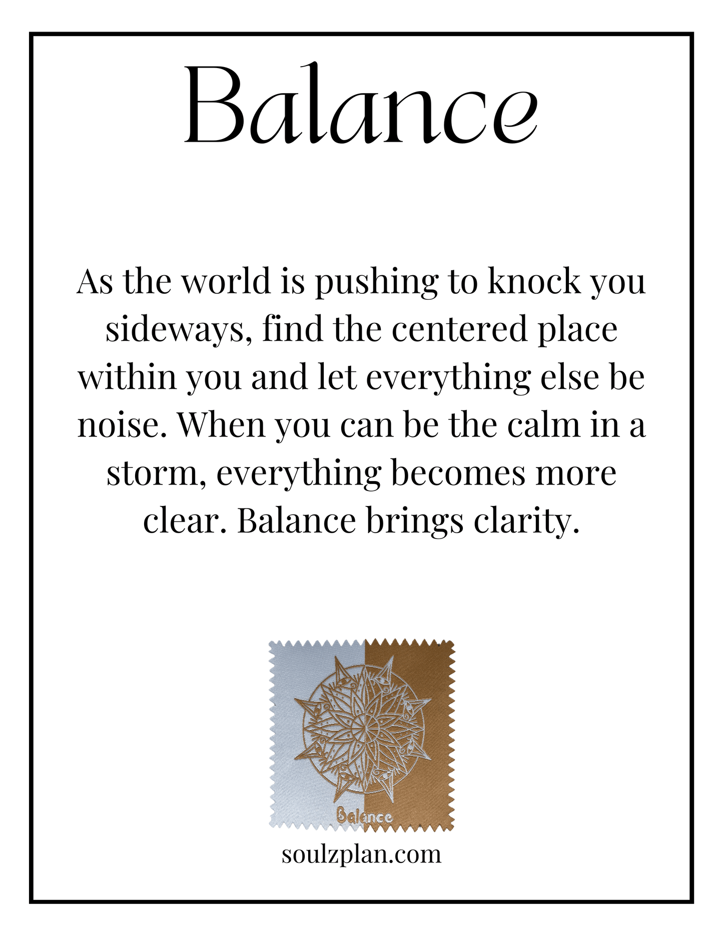 Balance Patch