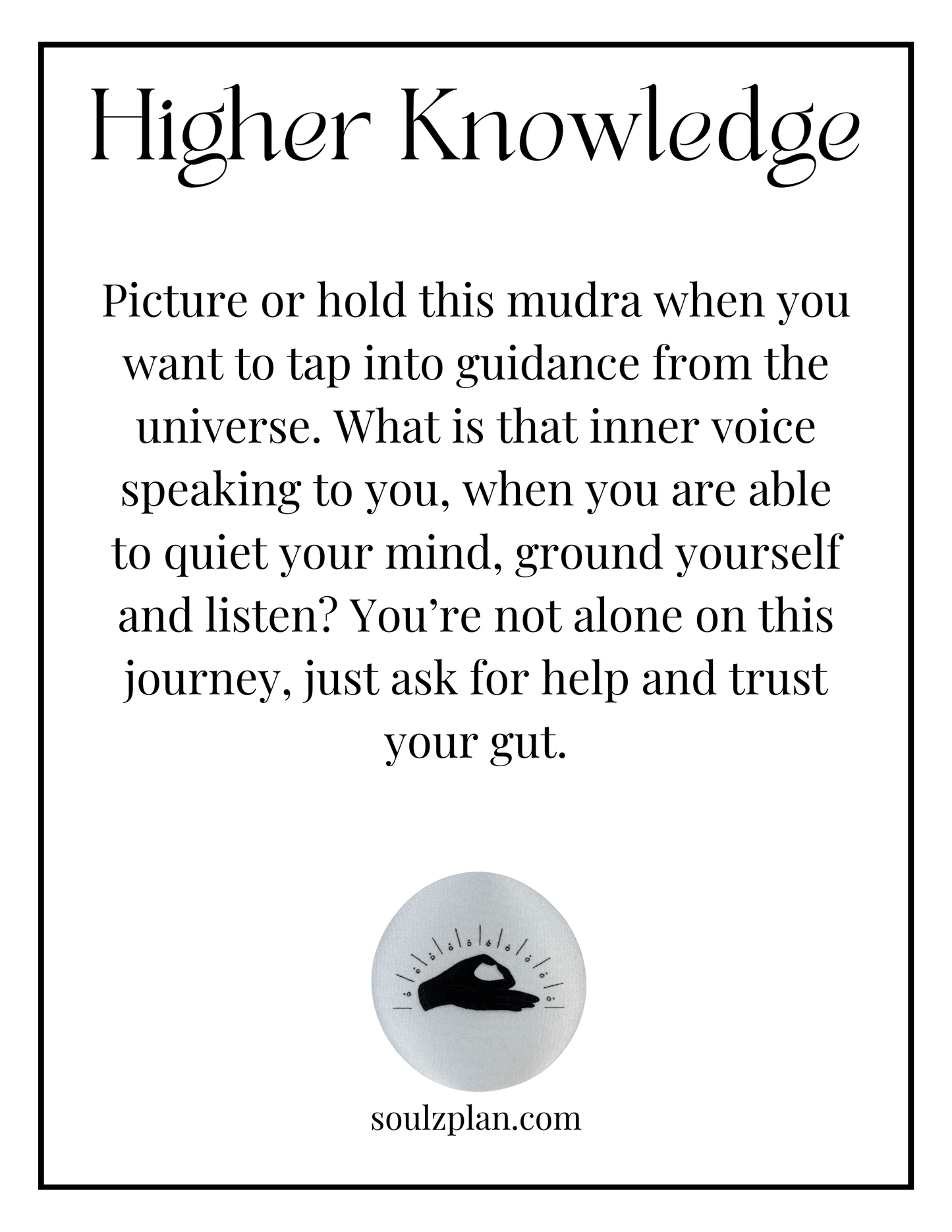 Higher Knowledge Patch