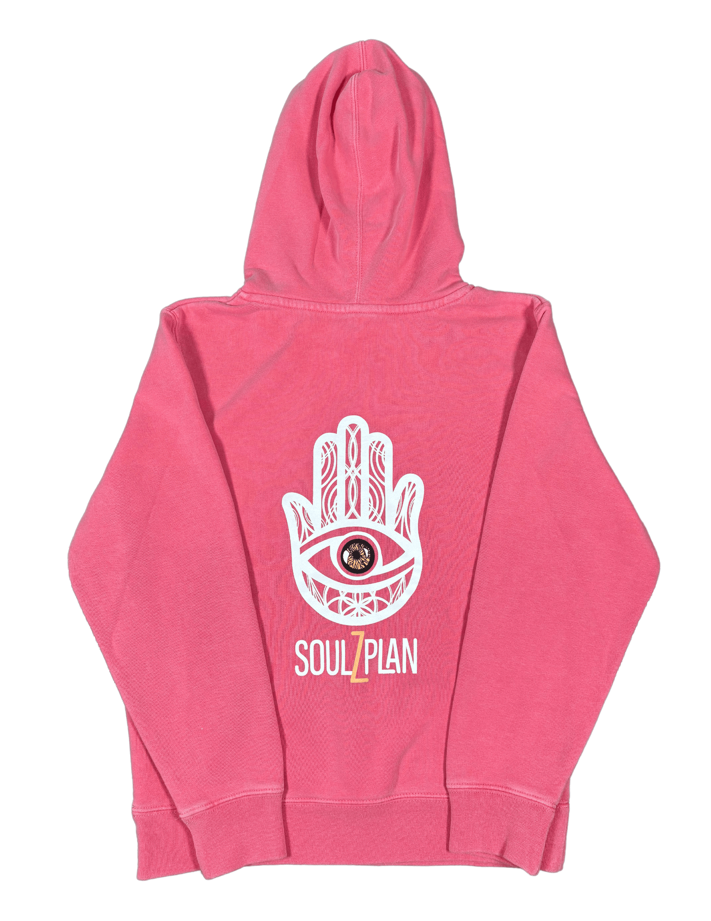 Youth Pink Midweight Pigment Dyed Hoodie